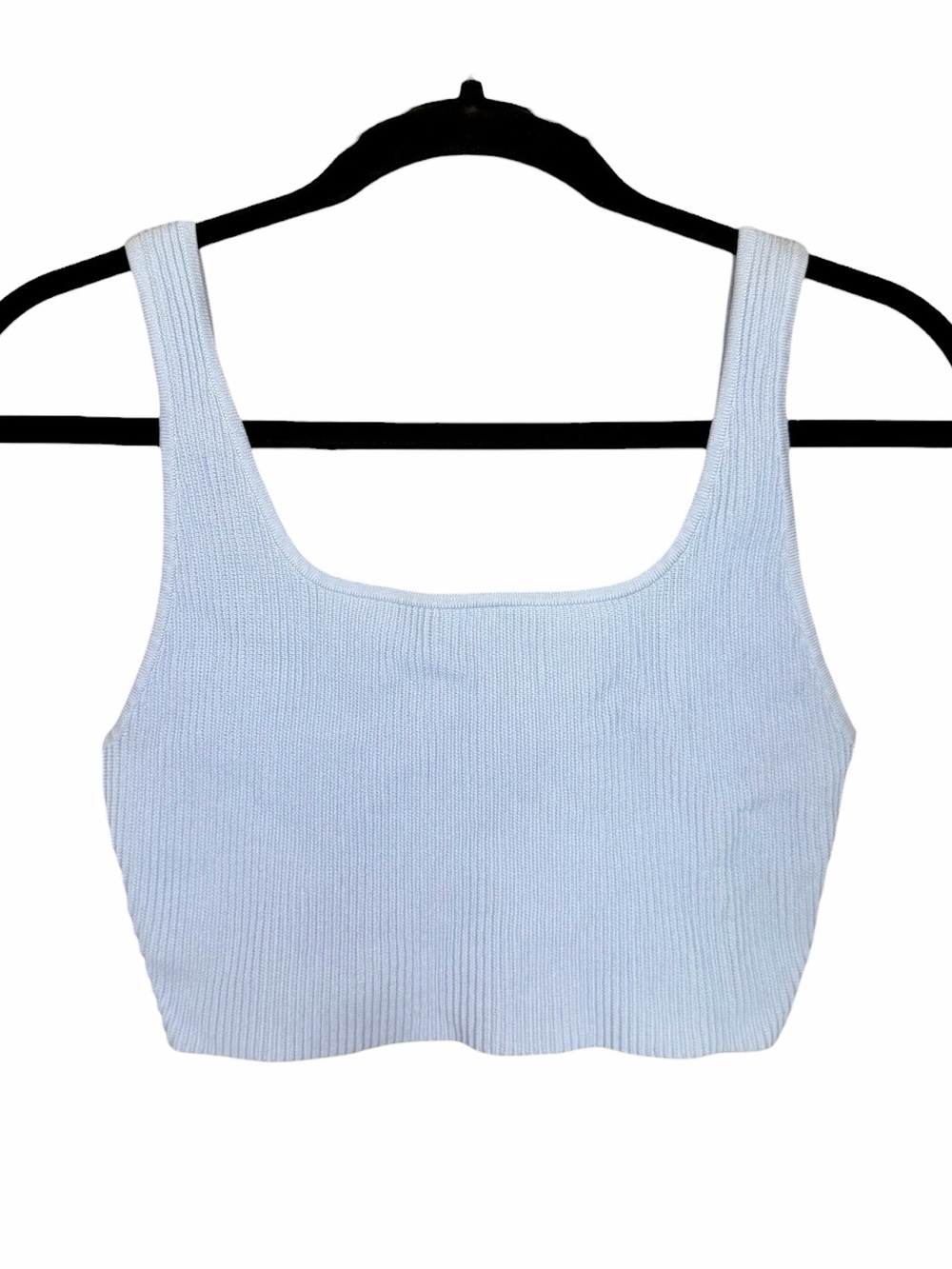 Aritzia Babaton Sculpt Knit Squareneck Cropped Tank - Size Medium